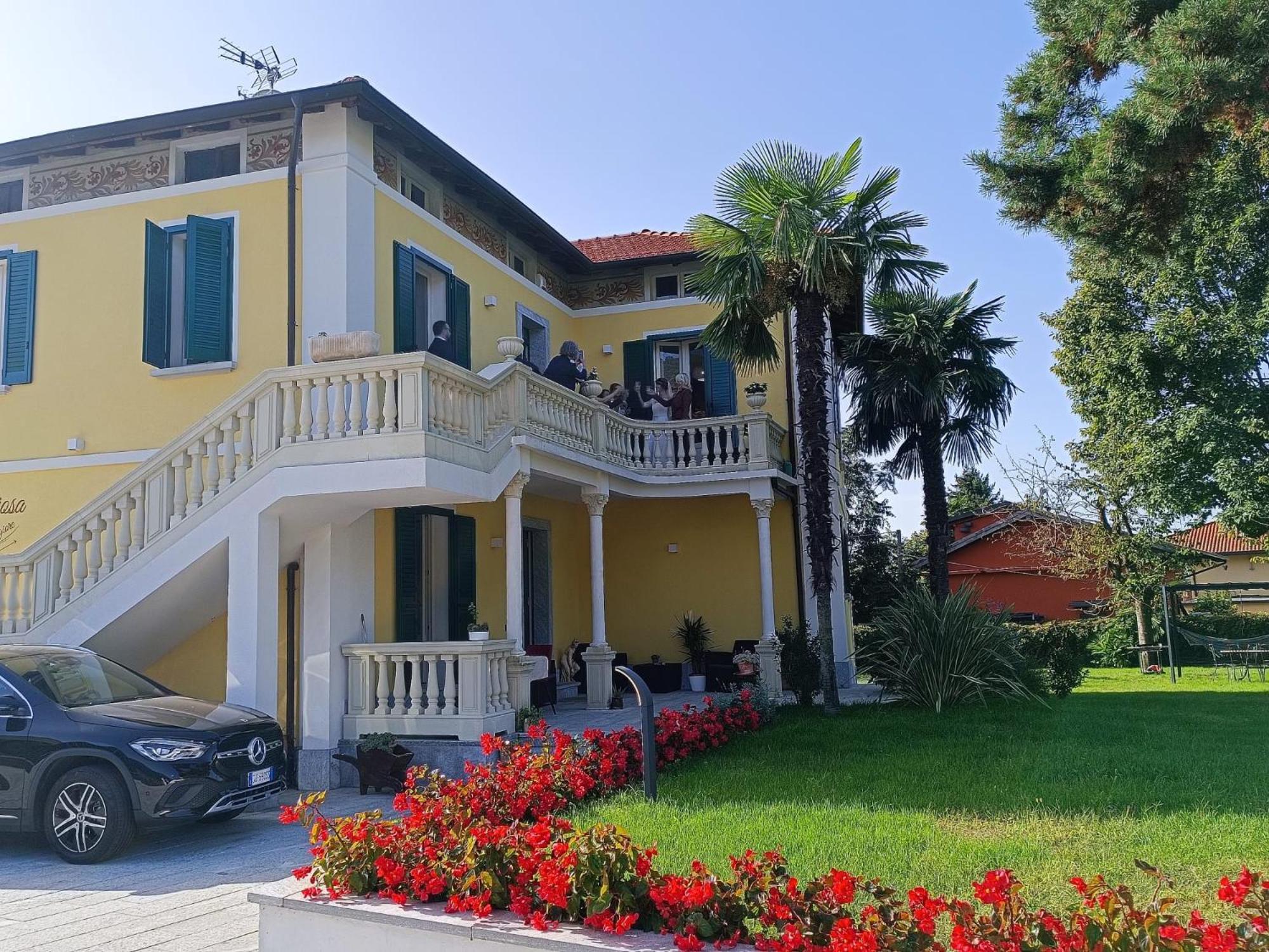 B&B Villa Preziosa Lago Maggiore Lesa Exterior photo